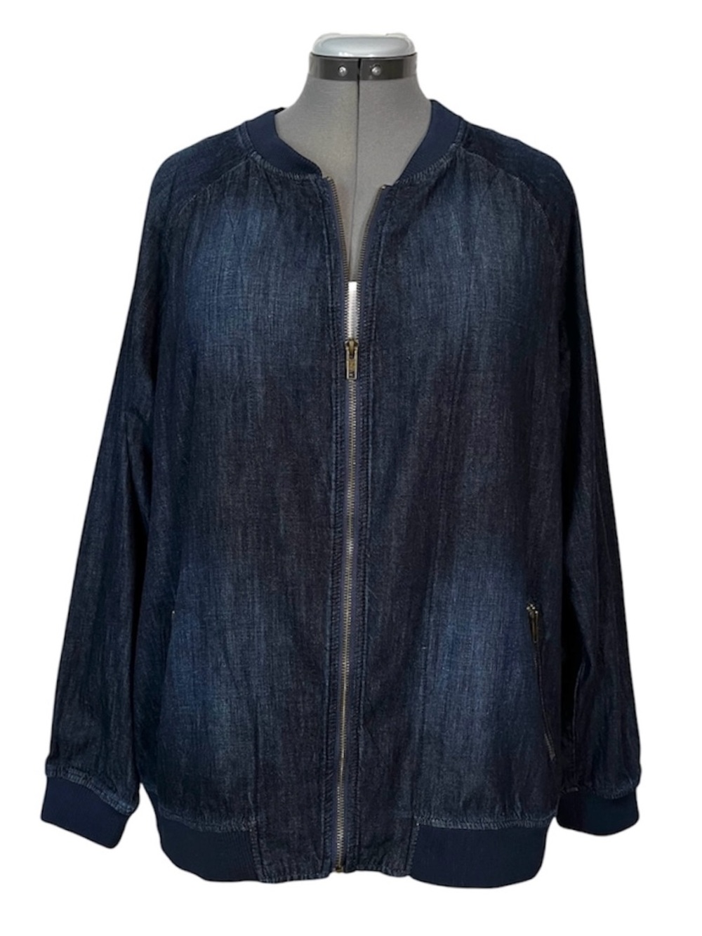 Love & Legend denim zip bomber jacket 20